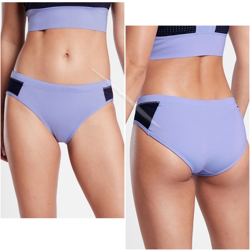 ATHLETA CROSS TRAIN BIKINI BOTTOM Periwinkle/ Blue